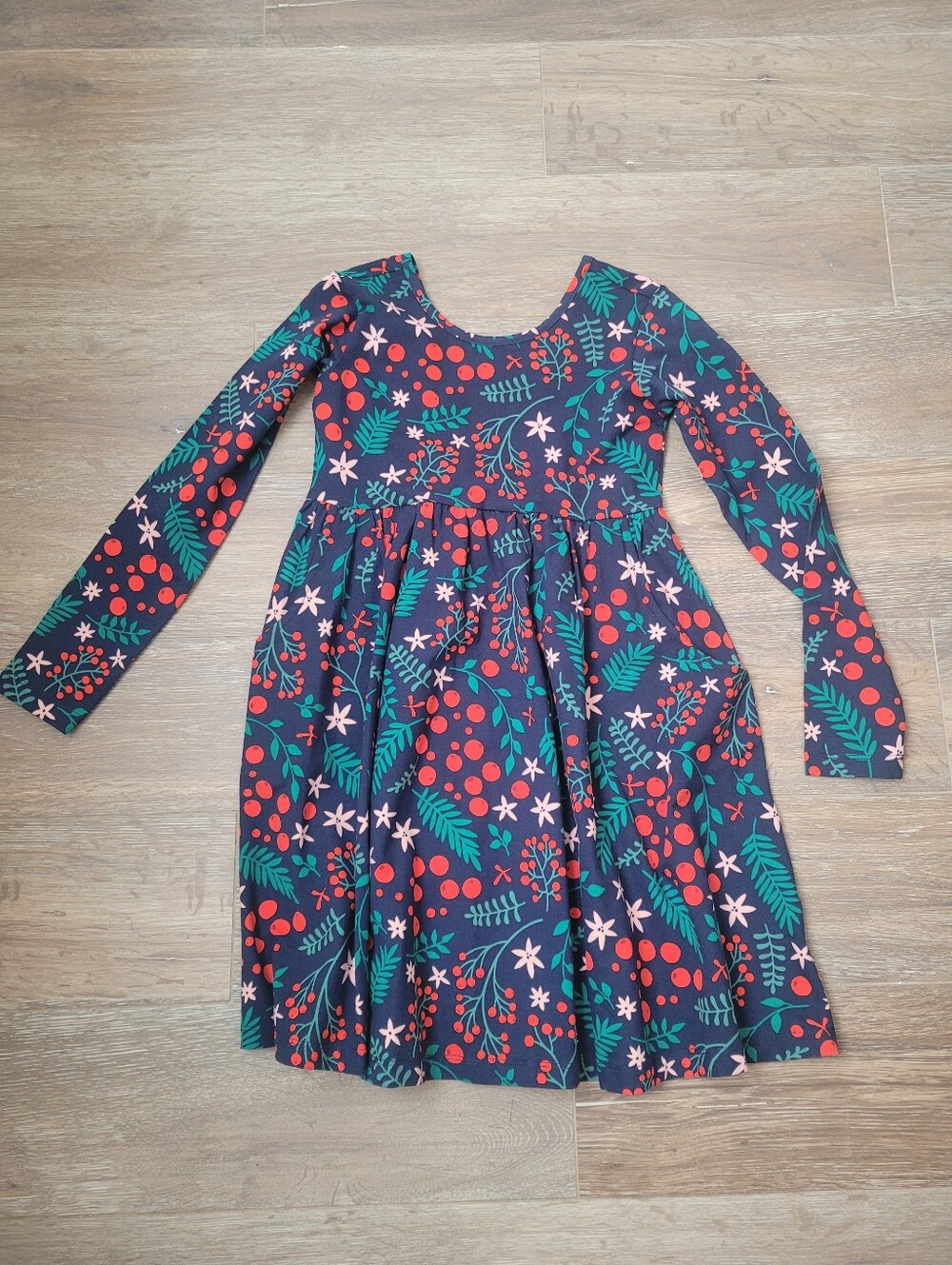 Winter Themed Hanna Andersson Girls' Dress, Size 8